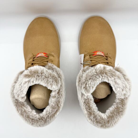 Skechers Women On The Go City Bootie US 6.5 Wide Brown Suede Water Repellent NIB - Picture 9 of 11